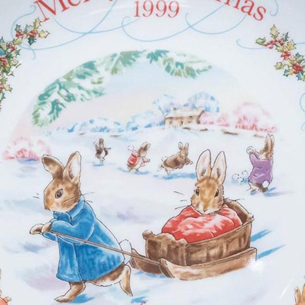 WEDGWOOD（ウェッジウッド） ピーターラビット クリスマスプレート