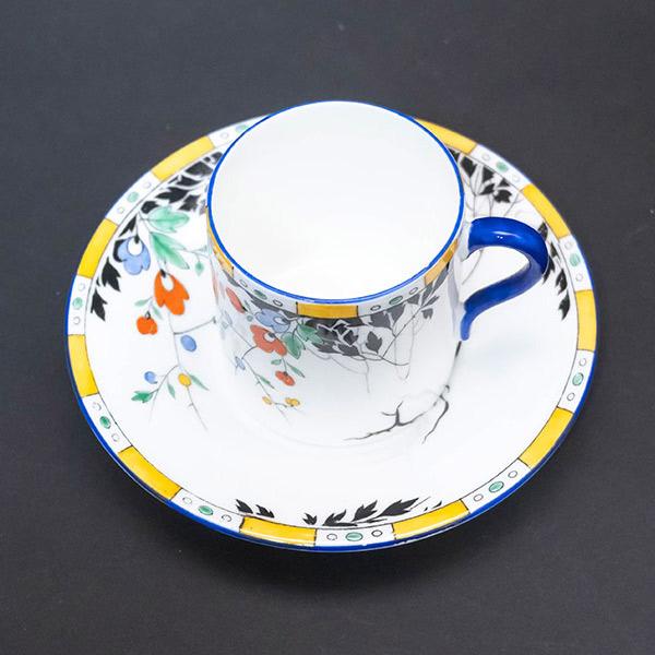 Shelley シェリー リーフィー・ブランチーズ デミタスカップ＆ソーサー