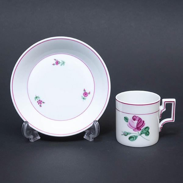 アウガルテン オールドウィンナーローズ モカカップ＆ソーサー