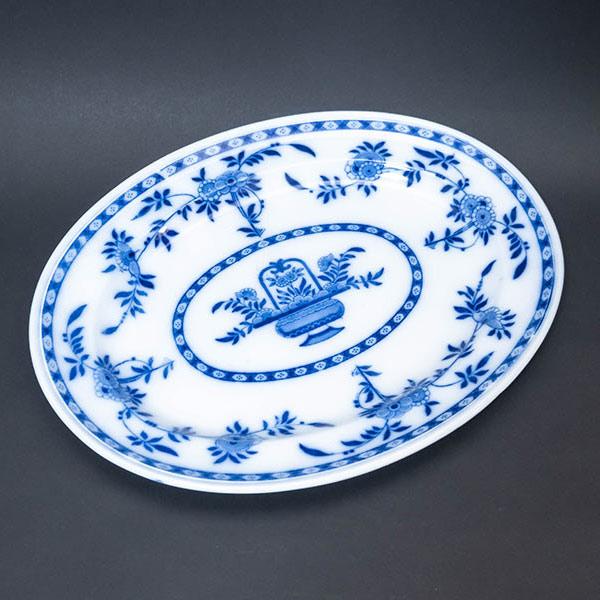 ミントン　ブルーデルフト　オーバルディッシュ　盛り皿 MINTON（ミントン） ブルーデルフト（オリジナル） 34cmオーバル