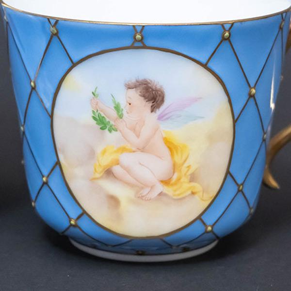 ヘレンド フンボルト（ブルー） カップ＆ソーサー ※マスターペインター | ヘレンド | 05