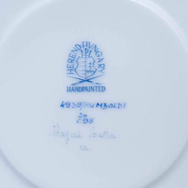 ヘレンド フンボルト（ブルー） カップ＆ソーサー ※マスターペインター | ヘレンド | 06