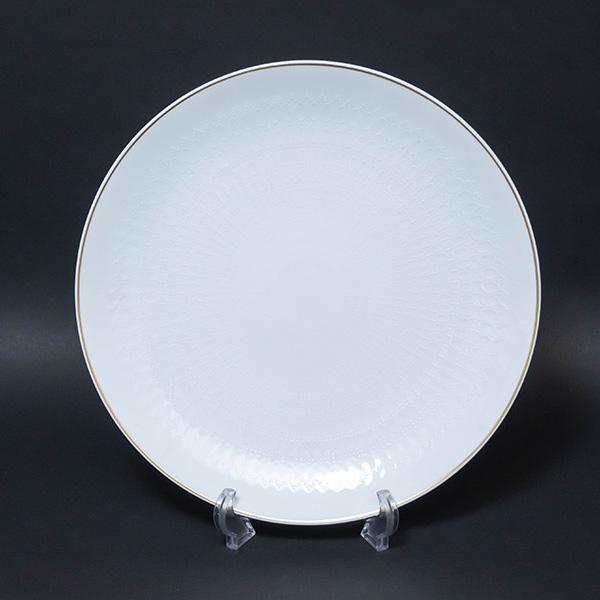 ローゼンタール ロマンスホワイト（金彩） 33cmラウンドプラター | Rosenthal