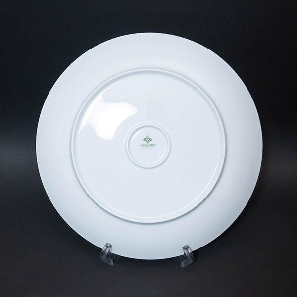 ローゼンタール ロマンスホワイト（金彩） 33cmラウンドプラター | Rosenthal | 02