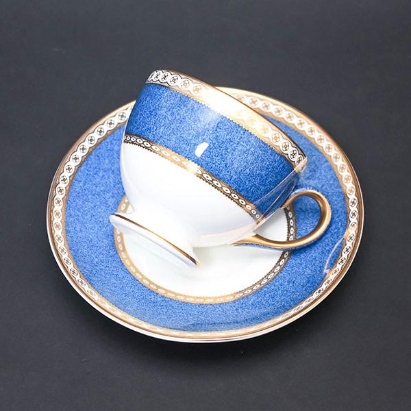Collingwood コリングウッド金彩 パウダーブルー カップ&ソーサー