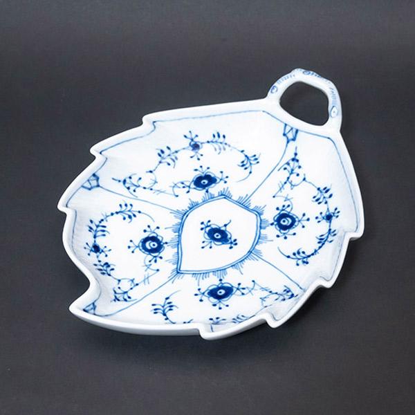 ロイヤルコペンハーゲン ブルーフルーテッドプレイン　足つきディッシュ ブルーフルーテッド プレイン ケーキディッシュ 足つき 17.5cm