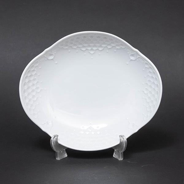 美品✨マイセン ホワイトレリーフ オードブルディッシュ 皿 2枚 美品✨マイセン ホワイトレリーフ オードブルディッシュ 皿 2枚