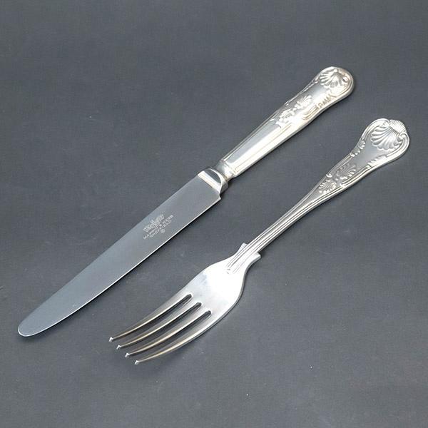 マッピン＆ウェッブ キングスパターン テーブルナイフ＆フォークセット（マッピンプレート） | ブランド登録なし