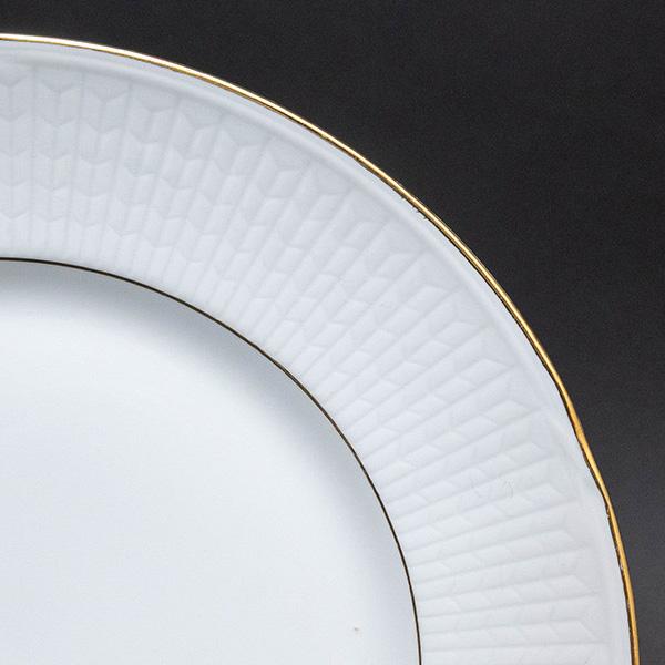 ロールストランド 白磁金彩 21cmプレート | Rorstrand | 01