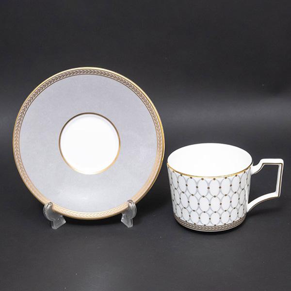 WEDGWOOD ウェッジウッド ルネッサンスグレイ ティーカップ＆ソーサー