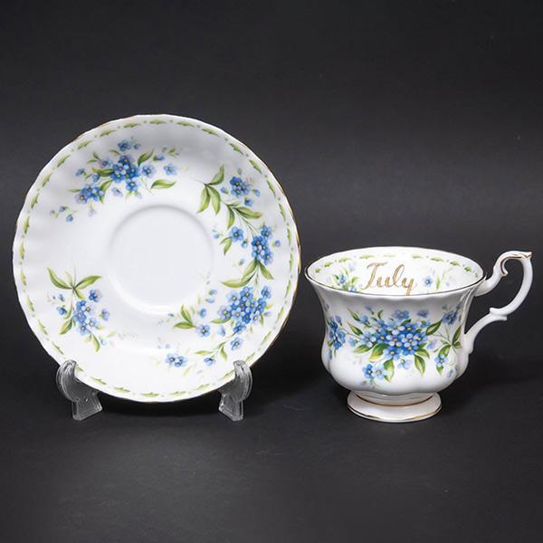 ロイヤルアルバート　フラワーショップ　置物 Royal Albert ロイヤル・アルバート フラワー・オブ・ザ・マンス（7月