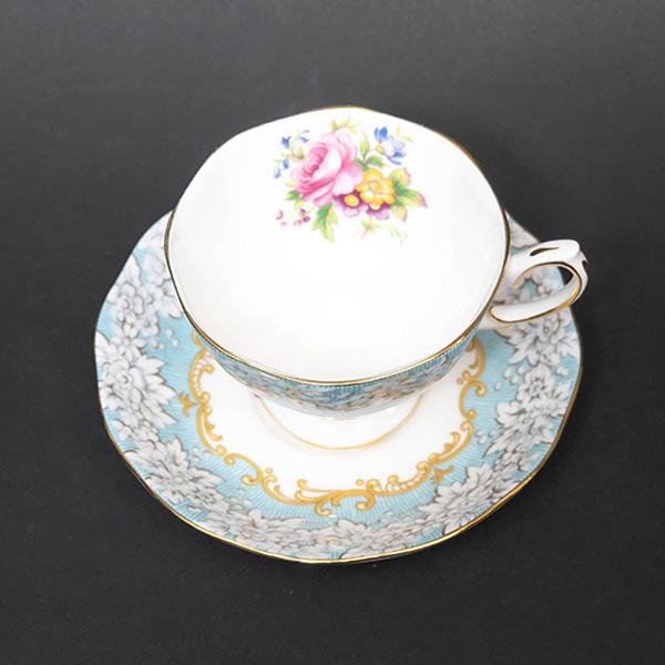 ロイヤル・アルバート エンチャントメント ティーカップ＆ソーサー（マルバーン） ※金彩剥げ | Royal Albert | 02