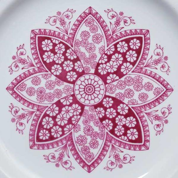 スポード プリムローズ（ローズ） 27cmプレート | Spode | 01