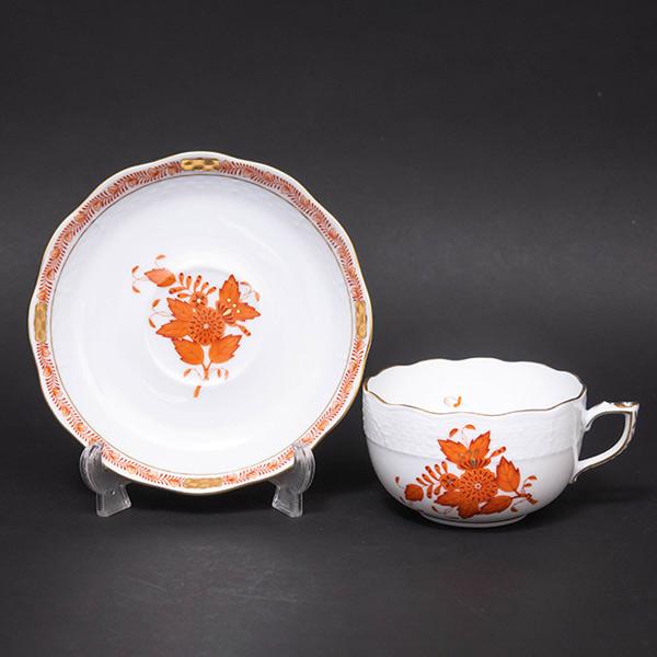 ヘレンド（HEREND） アポニー・オレンジ ティーカップ＆ソーサー