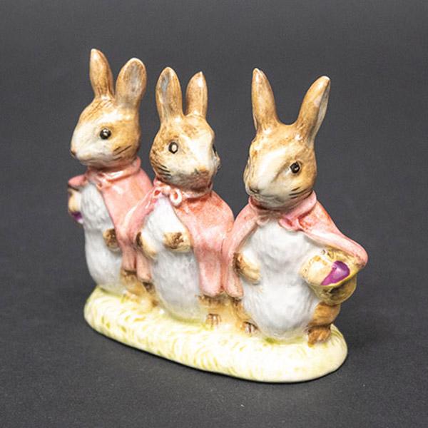 ベスウィック ビアトリクス・ポター『Flopsy, Mops and Cottontail（フロプシー、モプシー、カトンテイル）』 ※ヒビあり | ブランド登録なし | 01