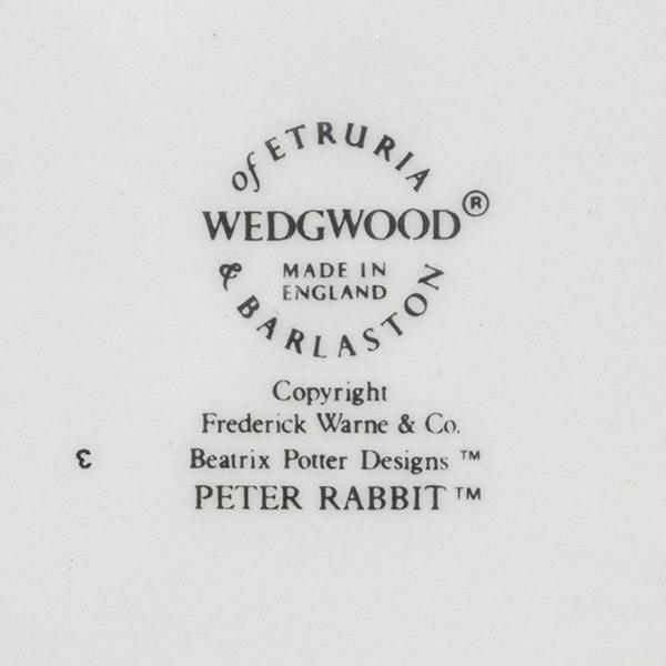 ウェッジウッド ピーターラビット 25cmプレート（ペア） ※旧刻印 | WEDGWOOD | 03