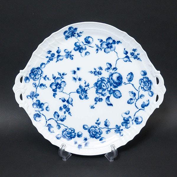 リチャード・ジノリ ローズブルー ハンドル付きケーキプレート | Richard Ginori | 01