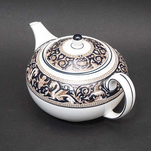 ウェッジウッド　フロレンティーンブラウン　ポット WEDGWOOD（ウェッジウッド） フロレンティーンダークブルー