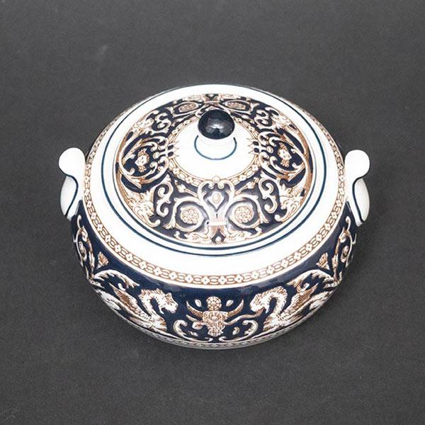 ウェッジウッド フロレンティーンダークブルー シュガーボックス（Lサイズ） | WEDGWOOD | 02