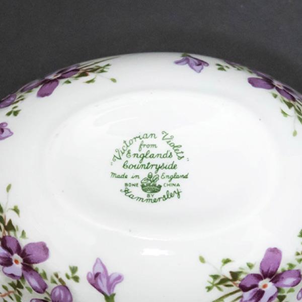 ハマースレイ ヴィクトリアンバイオレット 卵形ボックス ※金彩剥げ | ブランド登録なし | 04