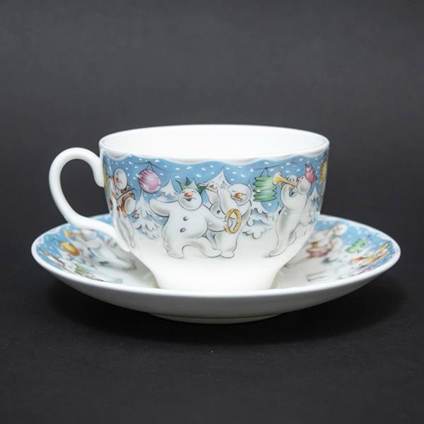 ロイヤル・ドルトン スノーマン（パーティータイム） ティーカップ＆ソーサー | ROYAL DOULTON | 01