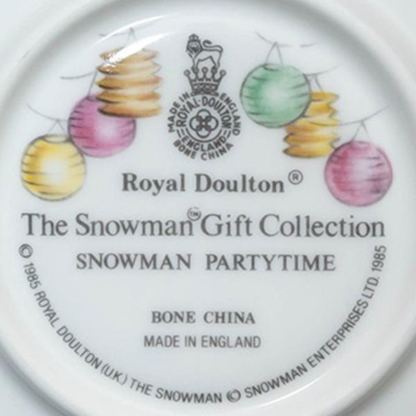 ロイヤル・ドルトン スノーマン（パーティータイム） ティーカップ＆ソーサー | ROYAL DOULTON | 04