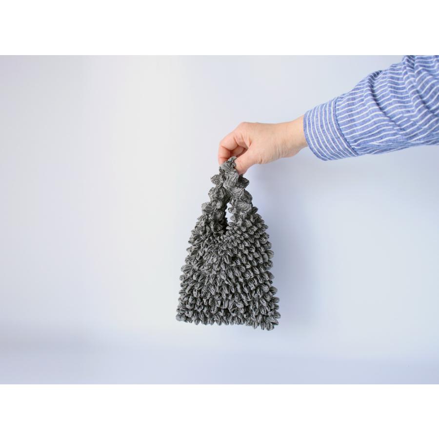 ANDO アンドウ MIURA-SHIBORI BAG CHECK 三浦絞り バッグ