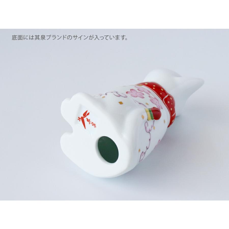 賞美堂 有田焼 招福猫 miw みゅう 子 なでしこ 椿 菊 s-1443 s-1445 s