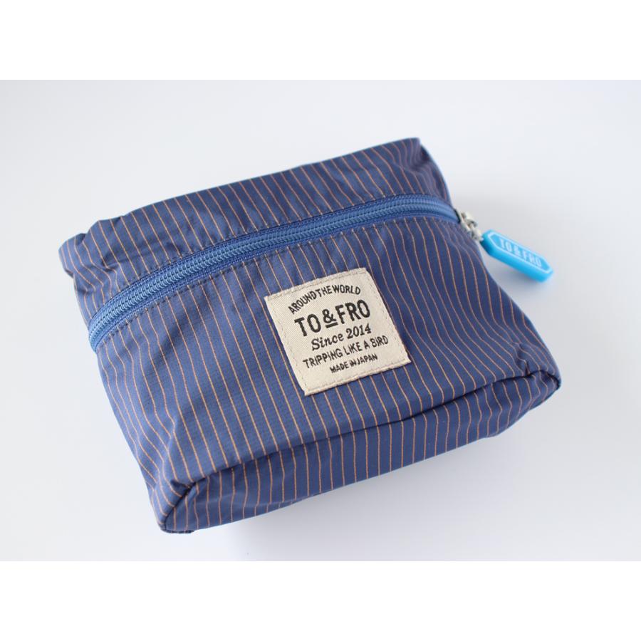 TO&FRO AMENITY POUCH アメニティポーチ 縦型 50mlボトル 撥水 防水