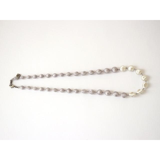 000 (トリプル・オゥ) スフィア シルク メタルコンビ グレー×シルバー