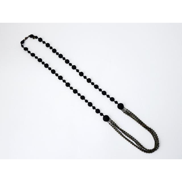 トリプルオゥ　ブラック ペブルドレープネックレス 楽天市場】000 ( トリプル・オゥ ) ペブル ドレープ ブラック【 送料