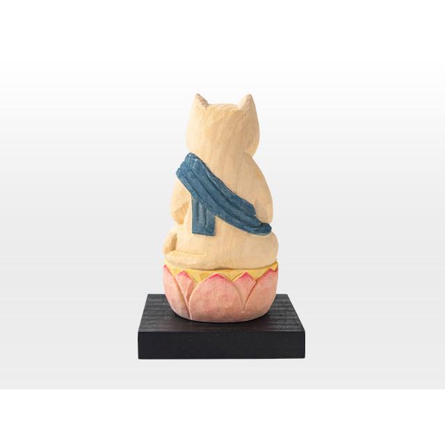 猫buddha 愛らしい猫の姿の守護本尊！虚空蔵菩薩さま ( 台座付