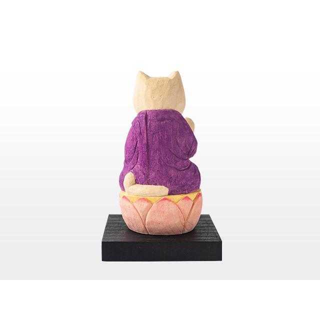 猫buddha 愛らしい猫の姿の守護本尊！阿弥陀如来さま ( 台座付