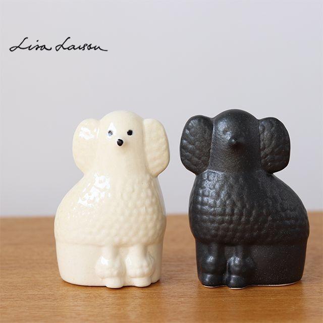 Lisa Larson（リサ・ラーソン） オブジェ Poodle(プードル） ミニサイズ｜selectpenguin