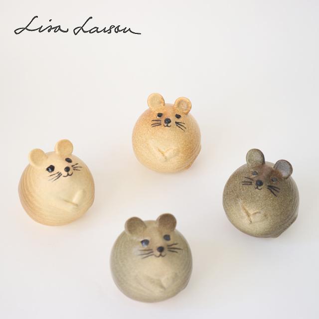 Lisa Larson リサラーソン 3匹のねずみ （ホワイト）