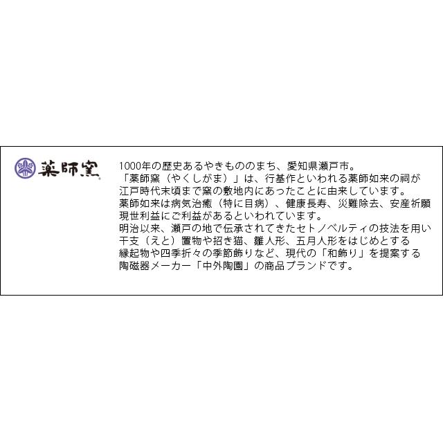 薬師窯 染錦手籠雛 |  | 05