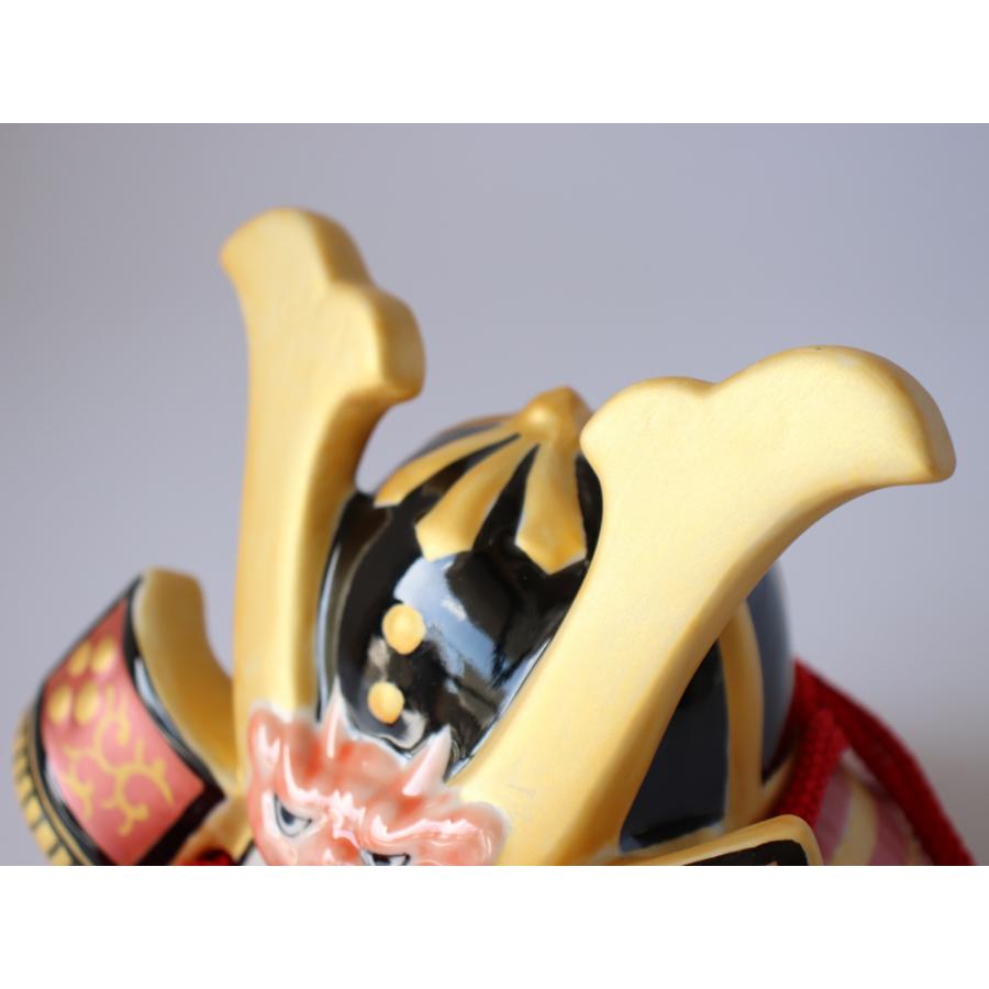 九谷焼 5号兜 金彩 五月人形 コンパクト おしゃれ 陶器  兜飾り 初節句 端午の節句 こどもの日 |  | 02