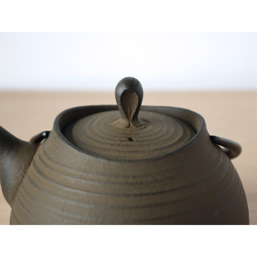 壱鋳堂 ITCHU-DO 鉄瓶 刷毛目 黒 さび茶 0.6L 南部鉄器 51006