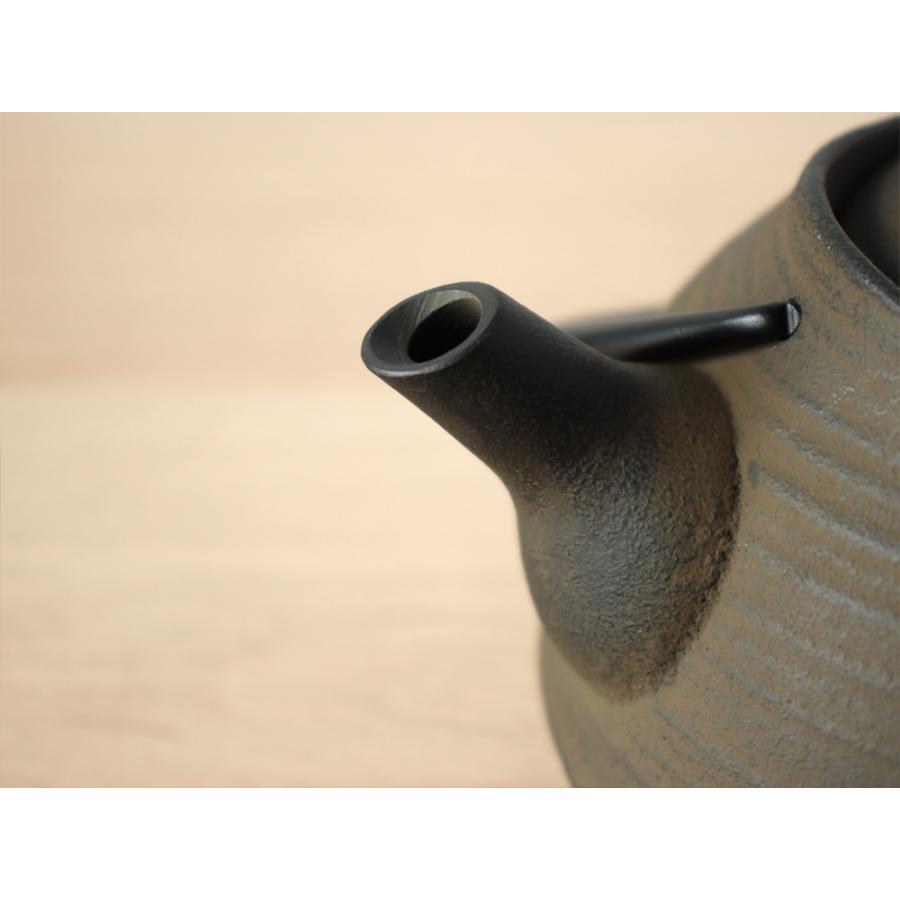 鋳鉄製 鉄瓶 ダークブラウン 鋳心ノ工房［鉄瓶のある暮らし］