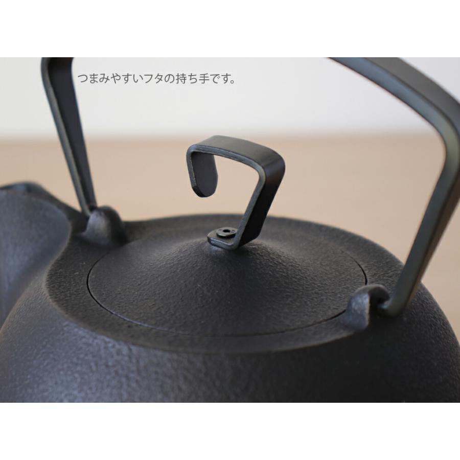 南部鉄器 壱鋳堂 ITCHU-DO 鉄瓶 キャストアイアンケトル 0.7L 黒仕上げ さび茶仕上げの画像