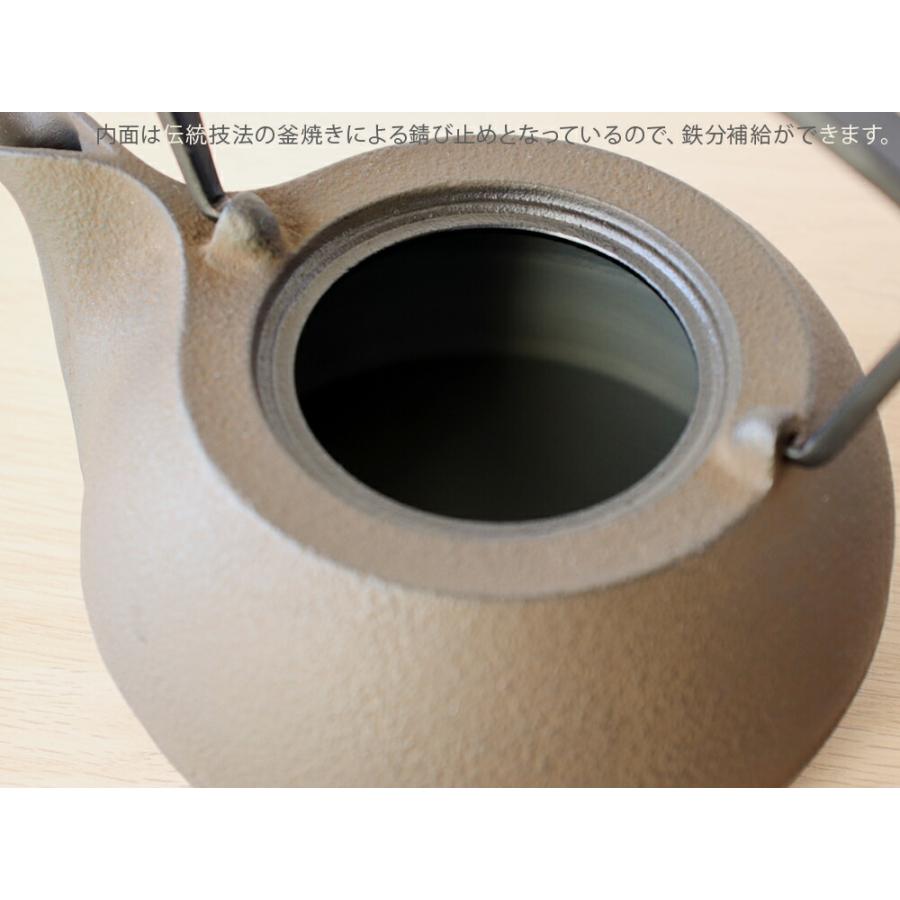 南部鉄器 壱鋳堂 ITCHU-DO 鉄瓶 キャストアイアンケトル 0.7L 黒仕上げ さび茶仕上げの画像
