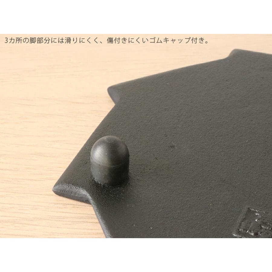 南部鉄器　鍋敷き　アイアントリベット ロジアソシエイツ トリベット 角あられ / 南部鉄器鍋敷き – NOREN