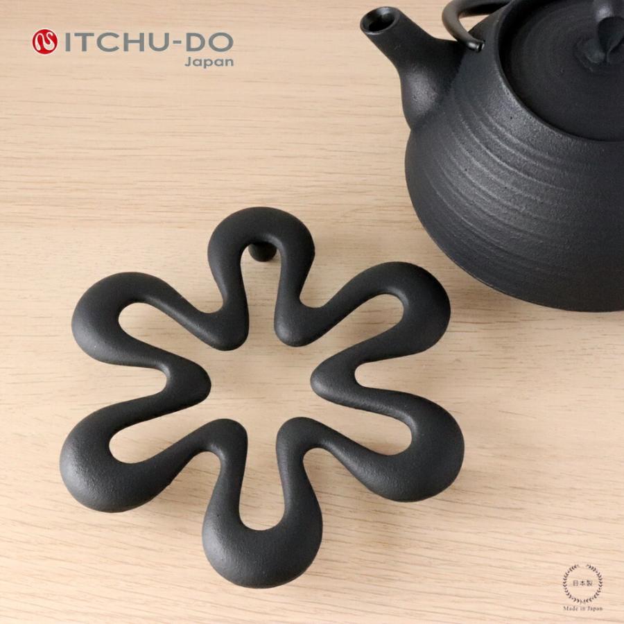 南部鉄器　鍋敷き　アイアントリベット 壱鋳堂 ITCHU-DO トリベット 六花 鍋敷き 南部鉄器 日本製 RIKKA