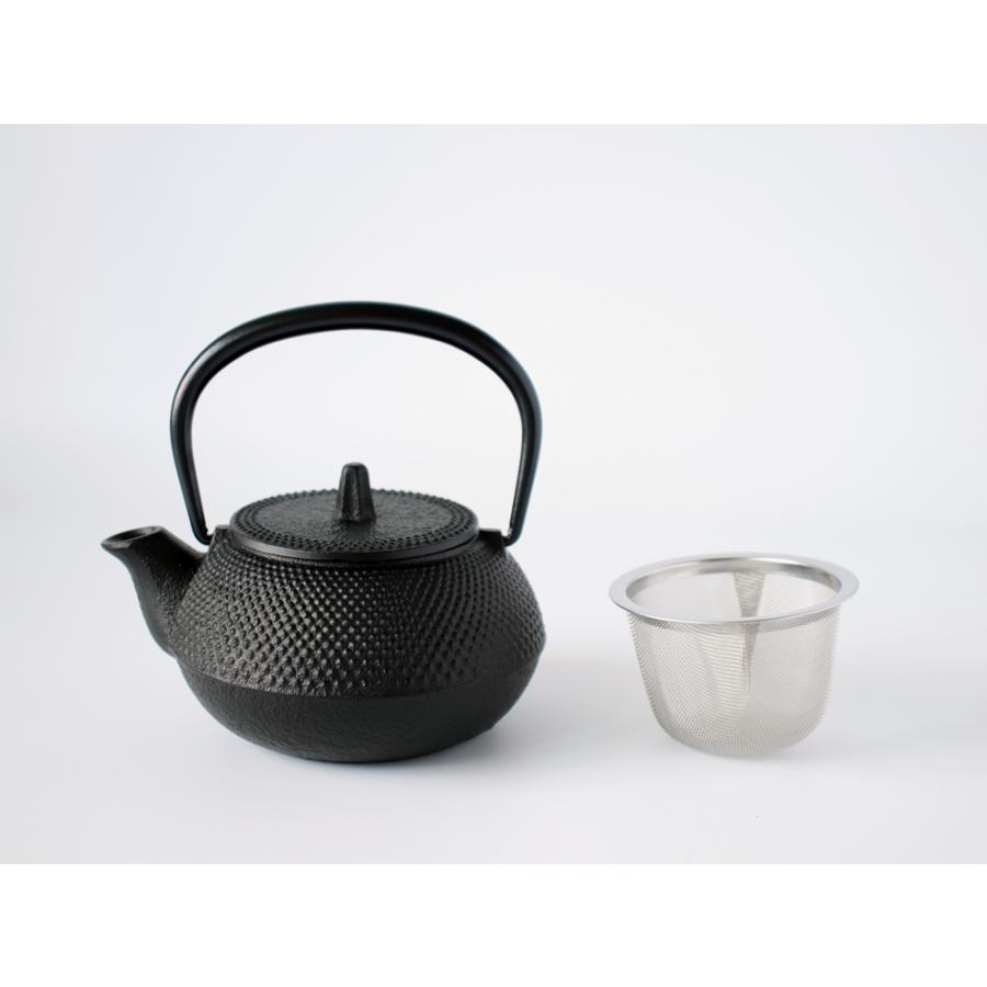 岩鋳（IWACHU） 鉄瓶兼用急須 新アラレ 320ml 茶こし付き いわちゅう