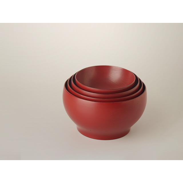 新品　山岸厚夫　漆器作家　根来塗　漆器　刷毛目　椿皿　銘々皿　菓子皿　5枚セット fit=scale-down,w=1200
