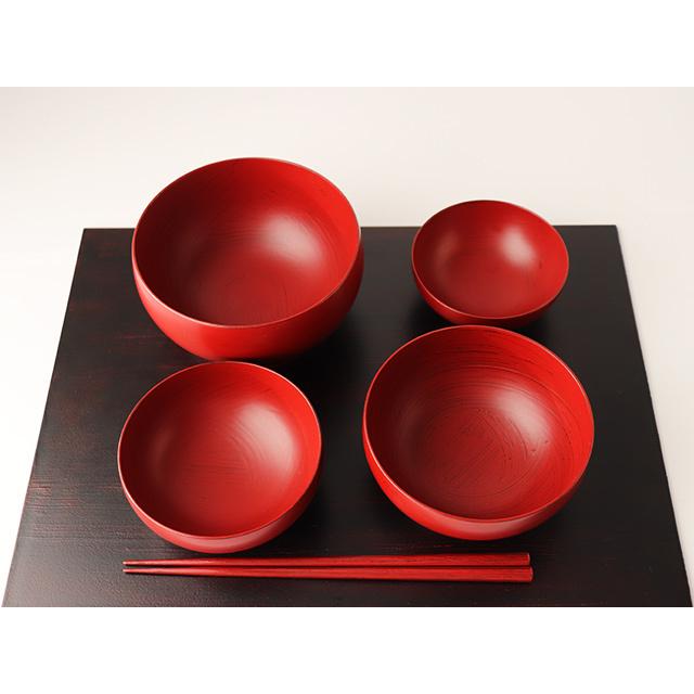 新品　山岸厚夫　漆器作家　根来塗　漆器　刷毛目　椿皿　銘々皿　菓子皿　5枚セット kij005-08.jpg