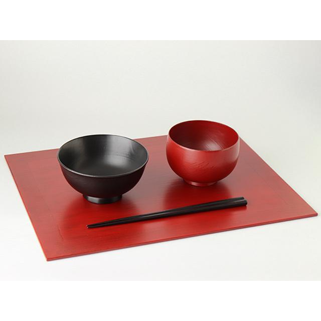 ランチョンマット 6枚セット 漆器 板（リバーシブルで和洋兼用）膳板 盛り板 リバーシブル 漆 ランチョンマット ( 木合 ) うるし工房錦壽