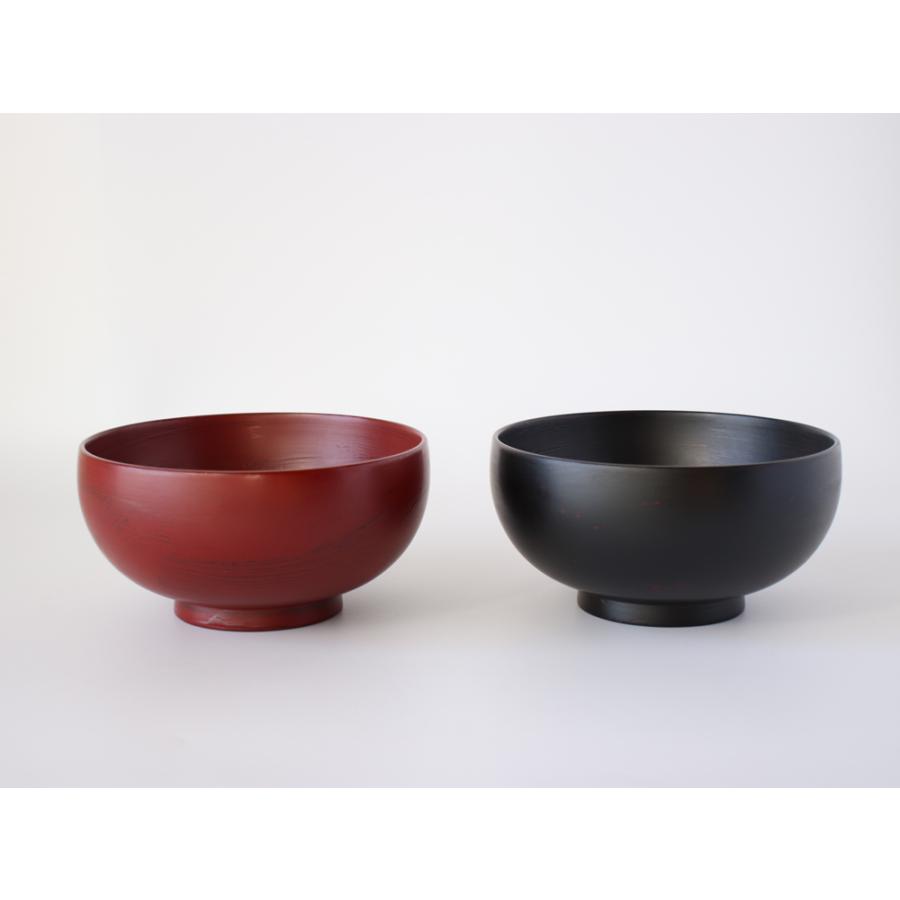 2個セット　漆器　山岸厚夫　5.5寸丼　曙　刷毛目　朱漆　黒漆　木合 うるし工房錦壽 まり多用椀 木製 山岸厚夫 きんじゅ : 雑貨のお店