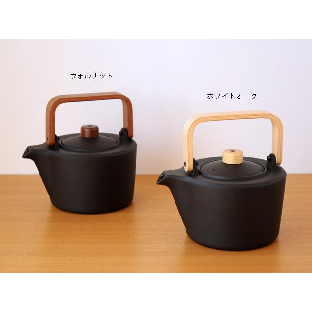 鋳心ノ工房 いものケトルM 木のハンドル (ウォルナット／ホワイト