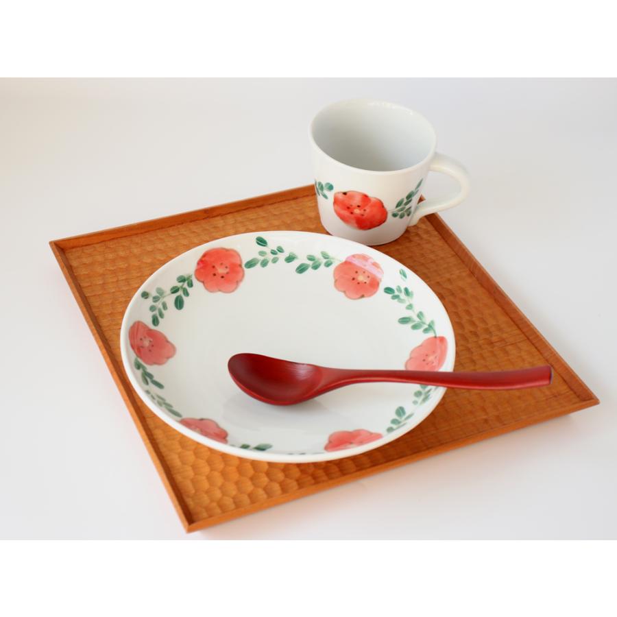米満麻子 ひなげし 7寸皿 平皿 和食器 日本製 21cm : 雑貨のお店